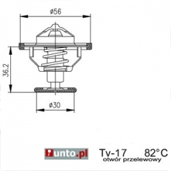 Termostat Fiat Uno