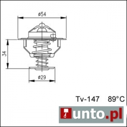 Termostat Saab 9-5, 90/9-3/9-6, 900, 9000