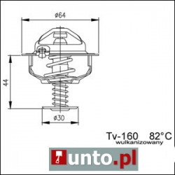 Termostat Hyundai Santa, Trajet, XG, Tiburon, Terracan, Sonica