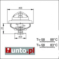 Termostat Peugeot JP, 405, 305, 205