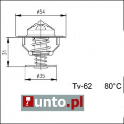 Termostat Volkswagen Golf, VW Transporter