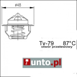 Termostat VW  Golf I, Polo I, Polo II